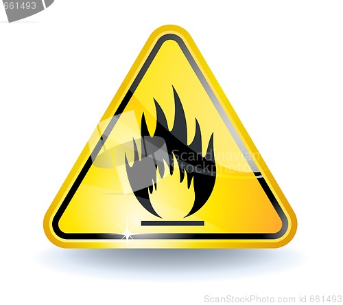Image of Flammable sign