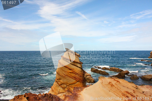 Image of Rock Formation by Ocean