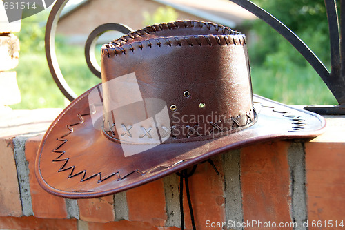 Image of Brown cowboy hat