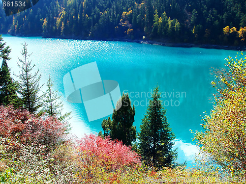 Image of Blue lake