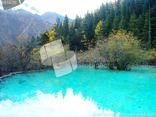 Image of Blue lake