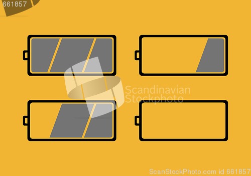 Image of Battery Level Symbols