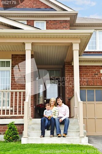 Image of Happy family at home