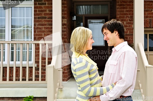 Image of Happy couple at home