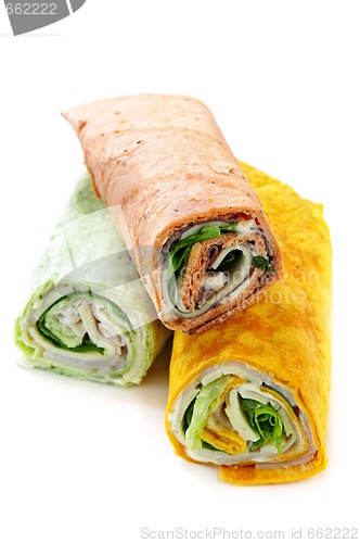 Image of Wrap sandwiches