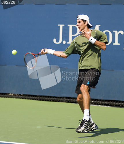 Image of editorial luigi d'agord forehand us open 2009