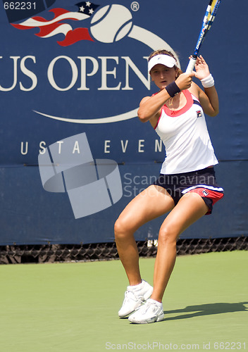 Image of anastasia rodionova backhand stroke us open 2009