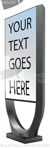 Image of Ad standing display