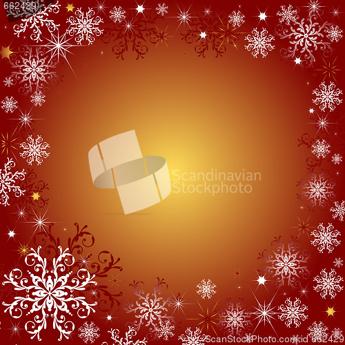 Image of Red christmas background