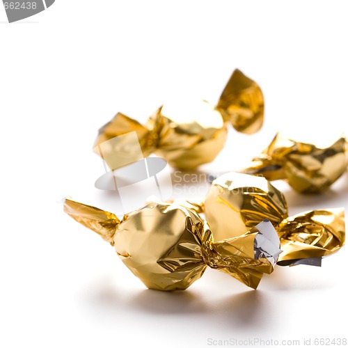 Image of golden sweets
