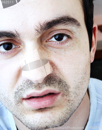 Image of Man looking at you