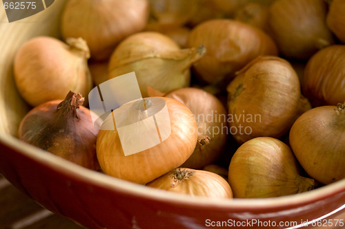 Image of onions in a bowl