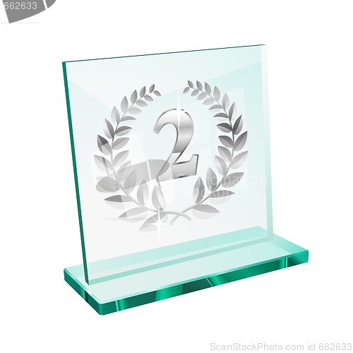 Image of Silver trophy for second