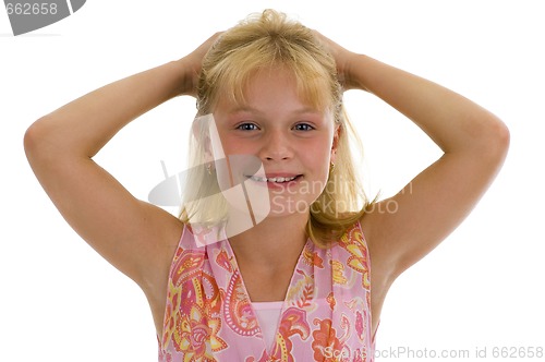 Image of very happy little girl