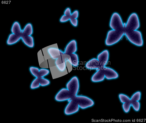 Image of Glowing Butterflies