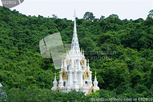 Image of Temple in the jungle in Thailand