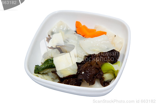 Image of Bowl of chinese style mixed vegetables