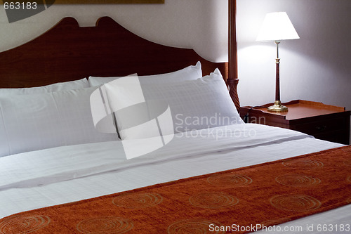 Image of King sized bed