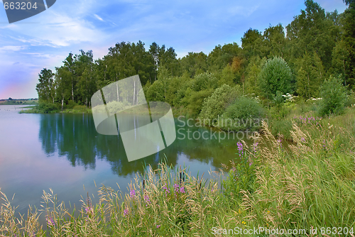 Image of Lake scenic landscape