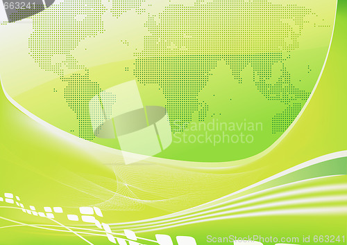 Image of  world map background 
