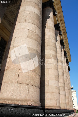 Image of Architecture details - columns and ceiling