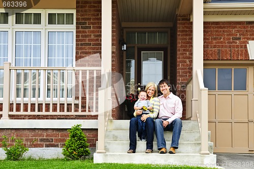 Image of Happy family at home