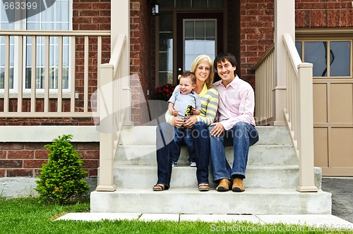 Image of Happy family at home