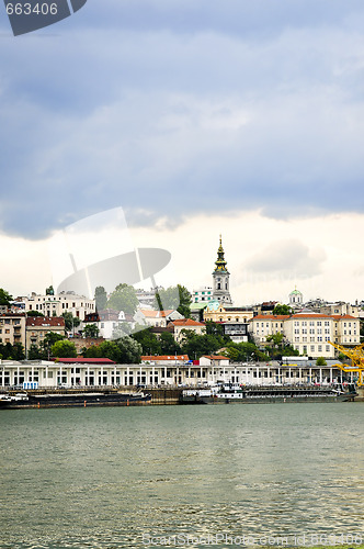 Image of Belgrade cityscape on Danube