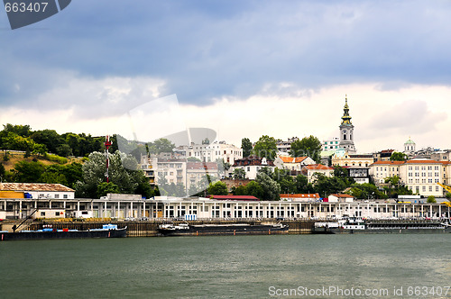 Image of Belgrade cityscape on Danube