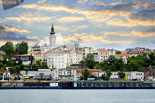 Image of Belgrade cityscape on Danube