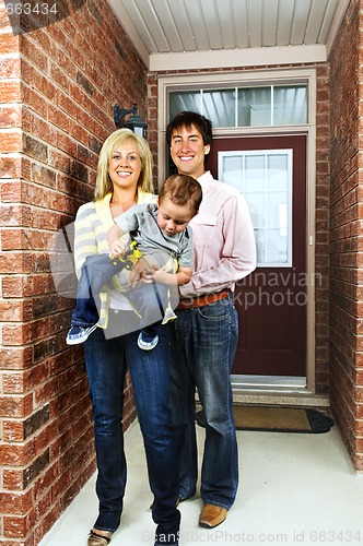 Image of Happy family at home