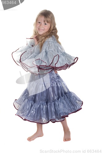 Image of Little girl in studio