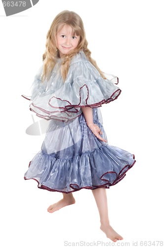 Image of Little girl in studio