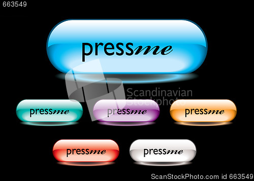 Image of press me button