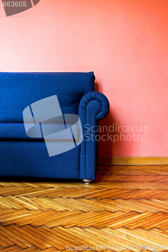 Image of Blue sofa 2