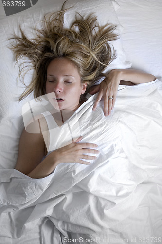 Image of Woman Asleep