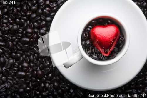 Image of Coffee Cup Heart