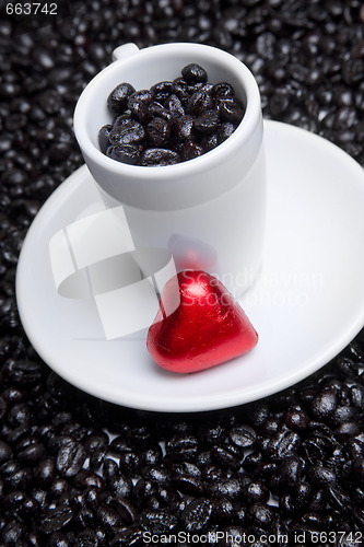 Image of Coffee Cup Heart