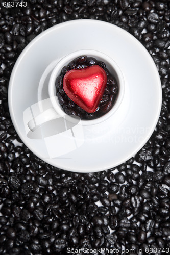 Image of Coffee Cup Heart