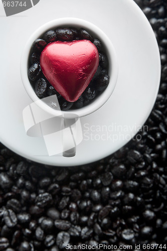 Image of Coffee Cup Heart