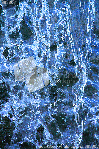 Image of blue water background