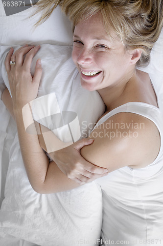 Image of Woman In Bed