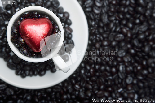 Image of Coffee Cup Heart