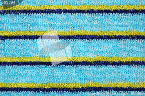Image of Blue fabric textured background