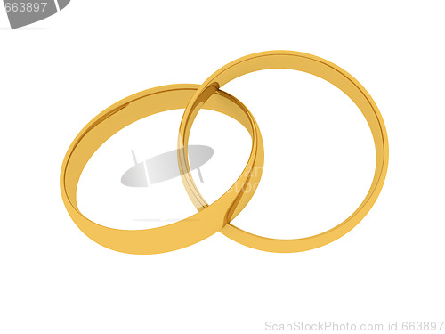 Image of Golden Wedding Rings