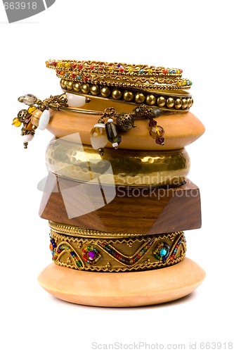 Image of stack of bracelets