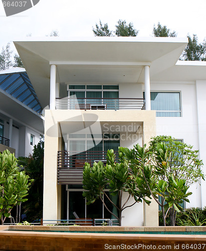 Image of Modern apartments.