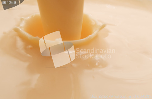 Image of pouring yogurt