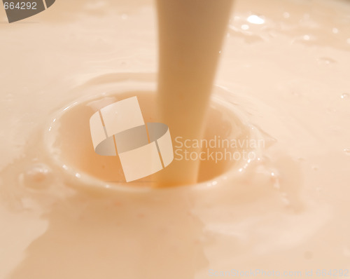 Image of yogurt splash