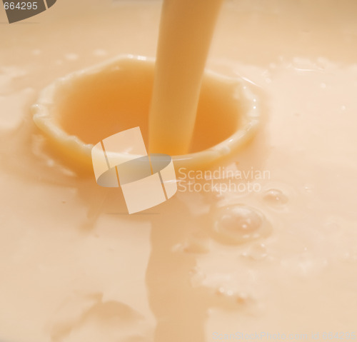 Image of yogurt splash